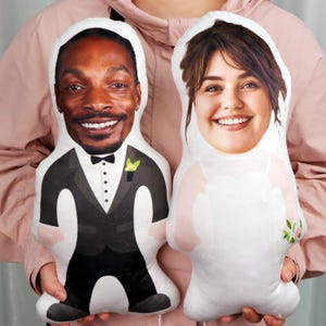 Cuscino per matrimonio personalizzato - Cuscino per il viso, Bambola gonfiabile personalizzata, Cuscino personalizzato per addio al celibato, Cuscino gonfiabile per lo sposo, Regalo di nozze