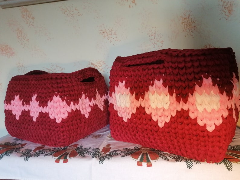 crochet basketsgift idea