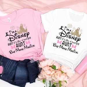 I'm A Disney Aunt It's Like a Regular Aunt but More Magical Shirts,Gift for Her,Disney Shirt,Disney Aunt Shirt,Disneyland Trip Shirt