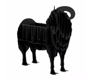 Ram Sculpture BBQ Grill - Handmade Steel BBQ - Garden Furniture - Garden Design - Garden Ornament - Garden Ideas - Gifts For Him