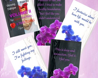 Twin Flame Readings Divine Feminine Divine Masculine Speak From the Heart V2 - Mirroring Oracle Decks for Lovers Soul Mates Twin Flames