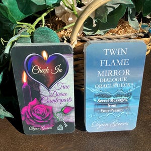 Divine Counterparts-incheckset + Twin Flame Mirror Deck-bundel - Oracle-deckbundel, True Divine Counterparts + Twin Flame Mirror