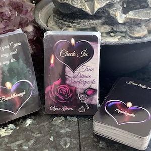 True Divine Counterparts Check In Deck - Twin Flame Reading Divine Counterparts Reading Divine Masculine Divine Feminine Oracle Cards