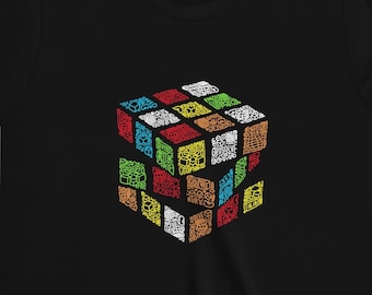 Doodle Cube - Rubik&#39;s Cube Shirt (Youth Sizes)
