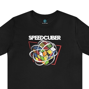 Speedcuber - Rubik's Cube Shirt (Adult Sizes) - Soft Cotton T-Shirt, Fun Gift, Multiple Colors Available