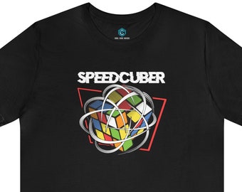 Speedcuber - Rubik's Cube Shirt (Adult Sizes) - Soft Cotton T-Shirt, Fun Gift, Multiple Colors Available