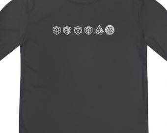 Cube LineUp - Rubik's Cube Long Sleeve T-Shirt (Youth Sizes) - Unisex