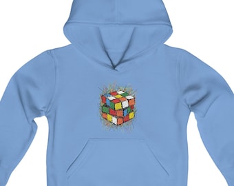 Scribble Cube - Rubik's Cube Hoodie (Youth Sizes)