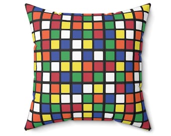 Rubik's Cube Multi-Scramble Pillow