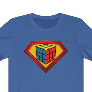 Supercuber Shield - Rubik's Cube Shirt (Adult Sizes) - Soft Cotton T-Shirt