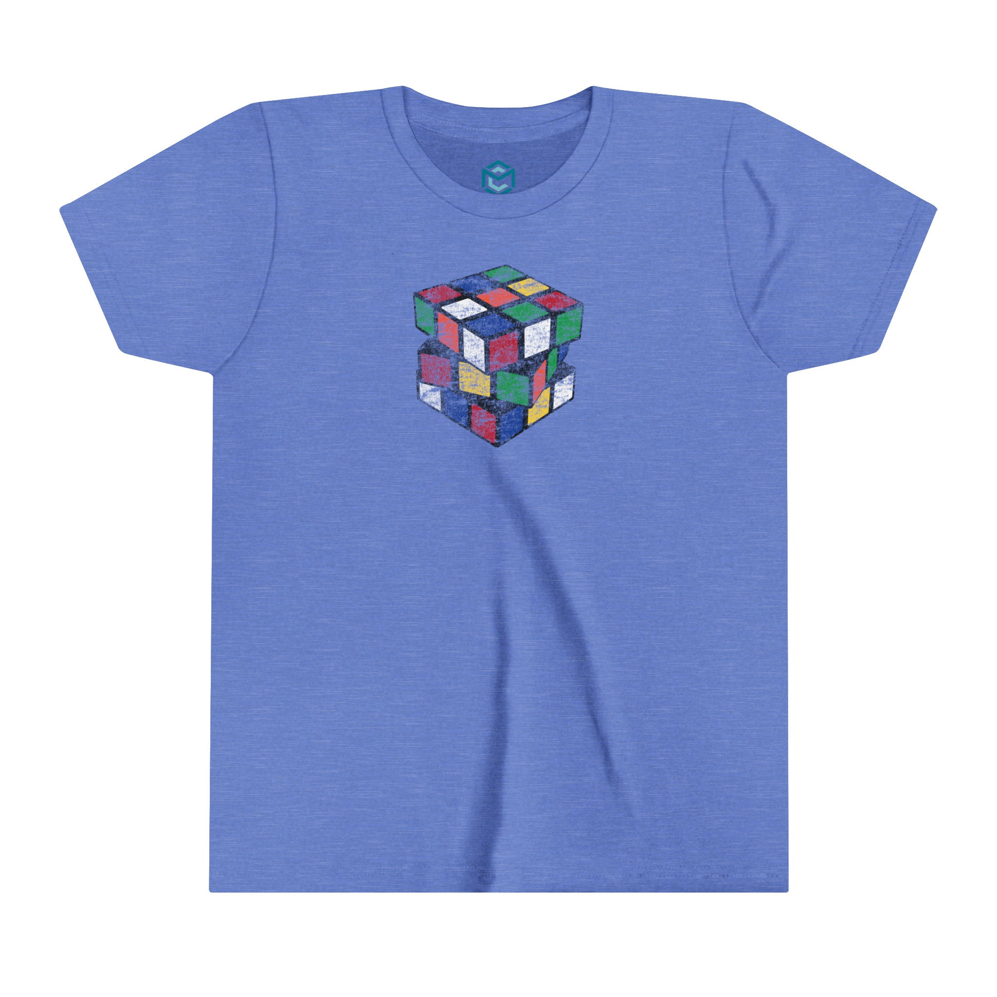 Giant Rubik Cube Distressed T Shirt Giant Rubik Cube Distressed T Shirt