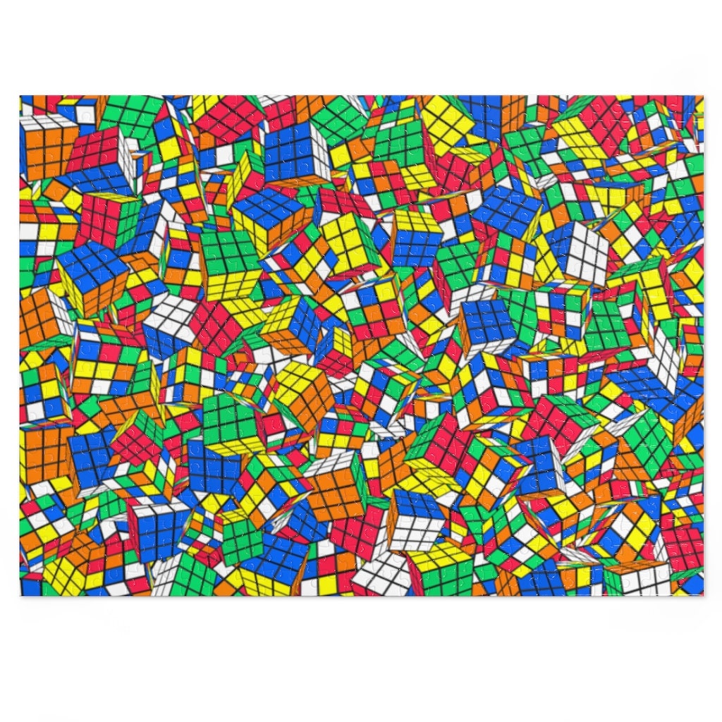 Rubik's Cube 252-500-1000 Piece Puzzle Piles of Cubes - Etsy