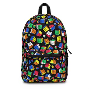 Rubik&#39;s Cube Backpack - Speedcuber School Bag