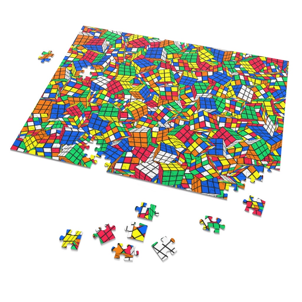Rubik's Cube 252-500-1000 Piece Puzzle Piles of Cubes - Etsy