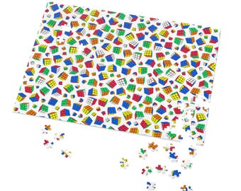 Rubik's Cube 252-500-1000 Piece Puzzle - Challenge Edition