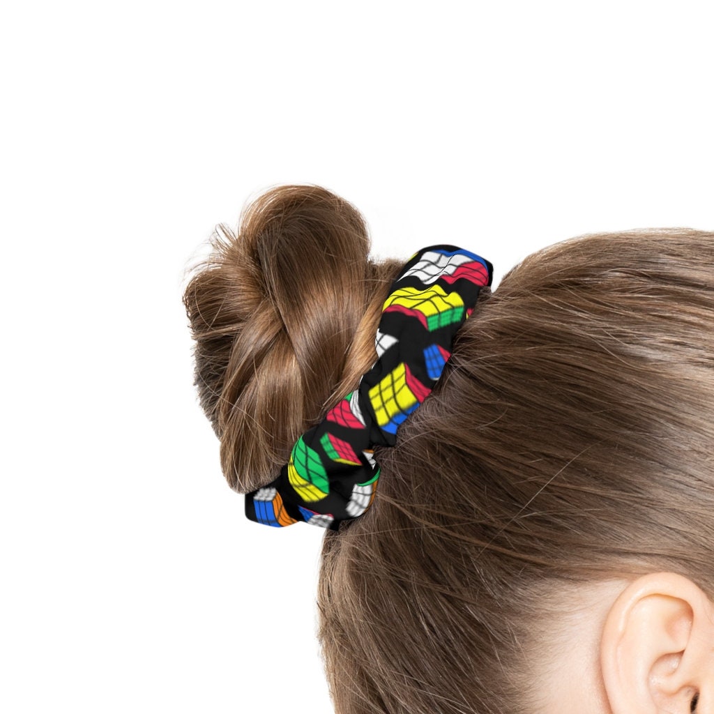 Rubik's Cube Scrunchie Hair Tie Hair Accessories -  Canada