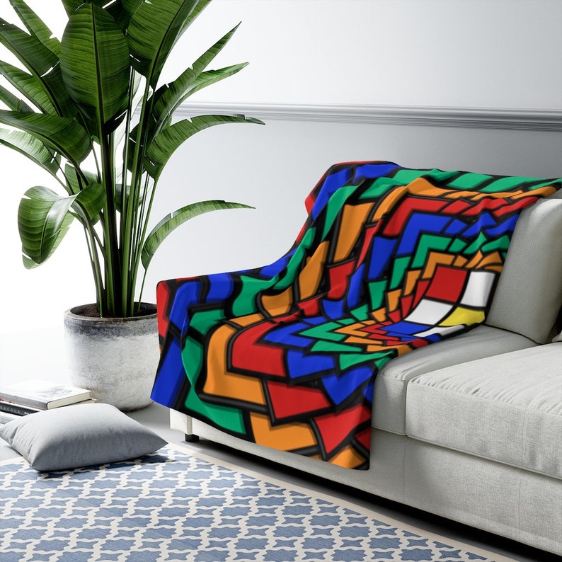 CoolCubeMerch Rubik's Cube Blanket