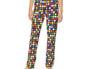 Flat Cubes Rubik's Cube Kids Lounge Pants (Youth)