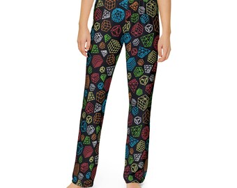 Line Art Rubik's Cube Kids Lounge Pants (Youth)