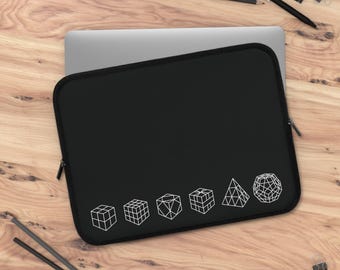 Rubik's Cube Laptop, Tablet, iPad Sleeve, Cube Lineup Minimalistic Modern Professional