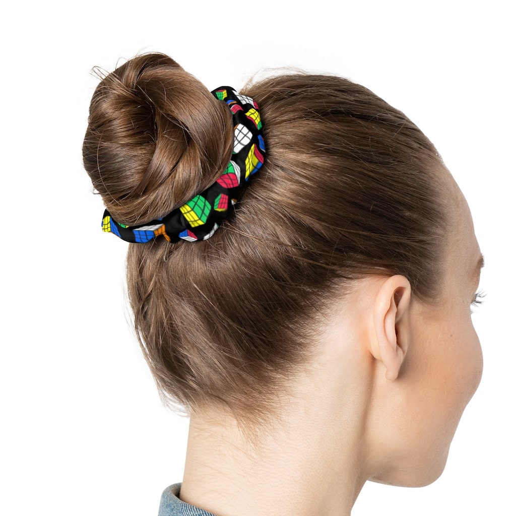 Rubik's Cube Scrunchie Hair Tie Hair Accessories -  Canada