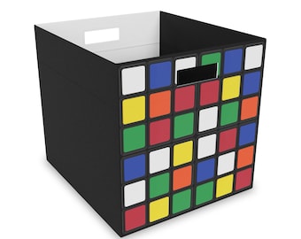 Rubik's Cube Felt Storage Box - medium cube images