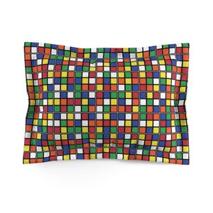 Rubik's Cube Pillow Sham - Bedroom Decor Pillow Cover