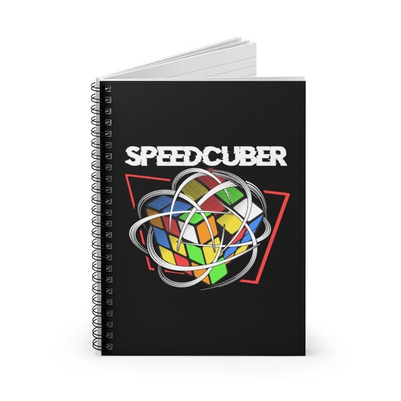 Cube Notebook Speedcuber Rubik's Cube Notebook Spiral Ruled Line | Etsy