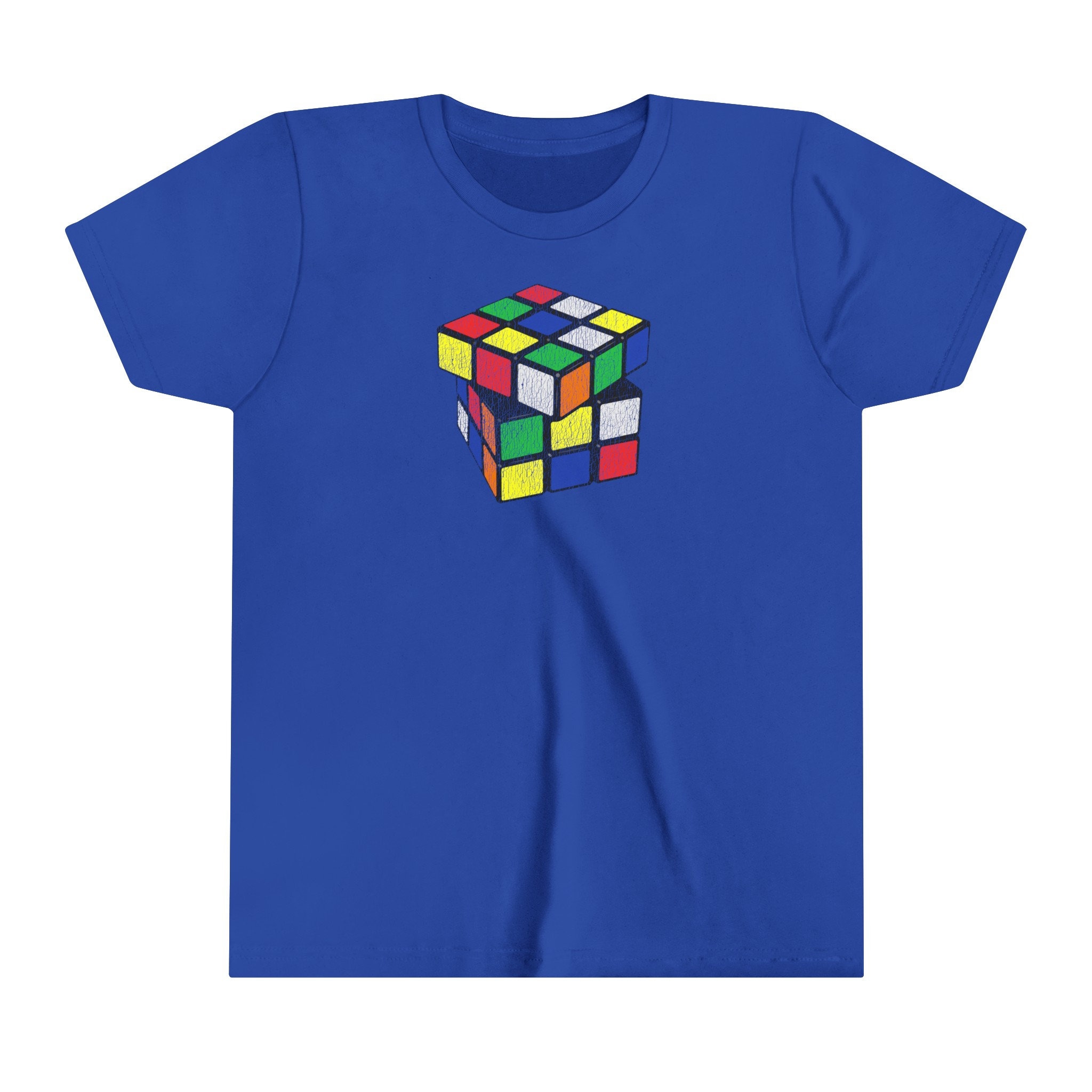 Giant Rubik Cube Distressed T Shirt Giant Rubik Cube Distressed T Shirt