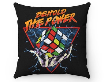 Behold the Power - Rubik's Cube Pillow