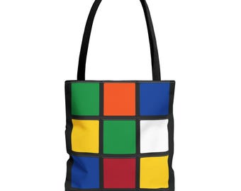 Rubik's Cube Tote Bag - Huge Cube - 2-sided print