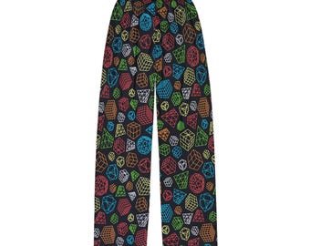 Line Art Rubik's Cube Kids Pajama Pants (Youth)