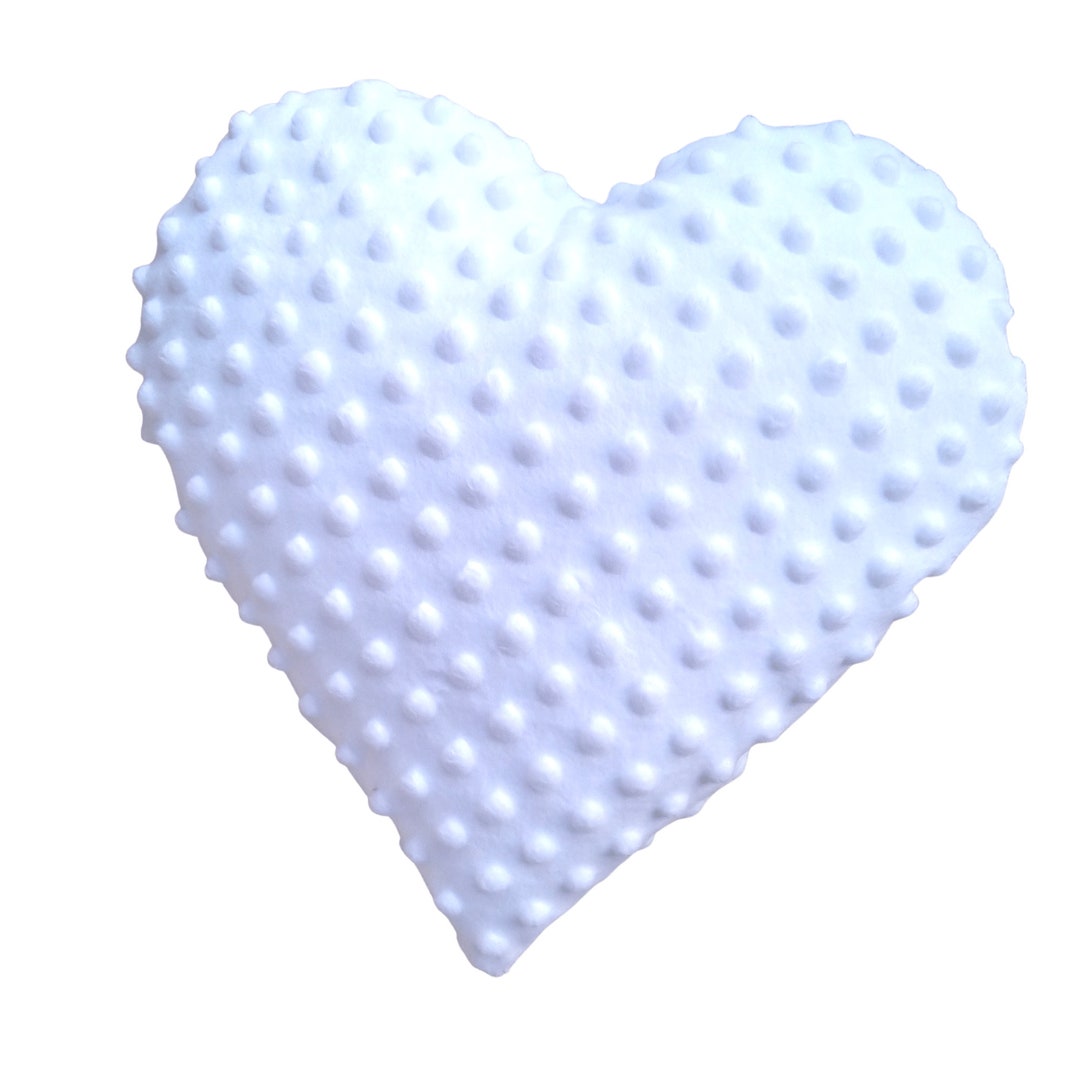 White Heart Pillow Heart Shaped Pillow Valentine Day Gift - Etsy