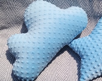 blue cloud pillow