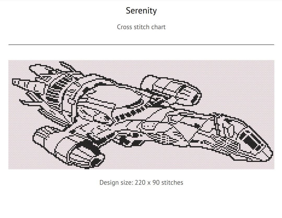 Firefly Serenity Cross Stitch Pattern - Etsy