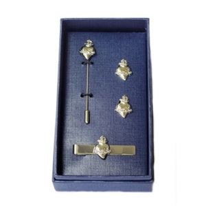 Sacred heart of Jesus lapel pin | cufflinks | tie bar set