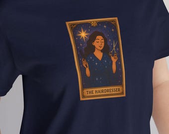 Magical Tarot Hairdresser T-Shirt: Witchy Hairstylist Tee