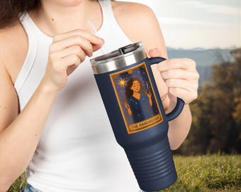 Magical Hairstylist 40oz Stainless Steel Tumbler -  | Tarot Design | Self-Care Drinkware