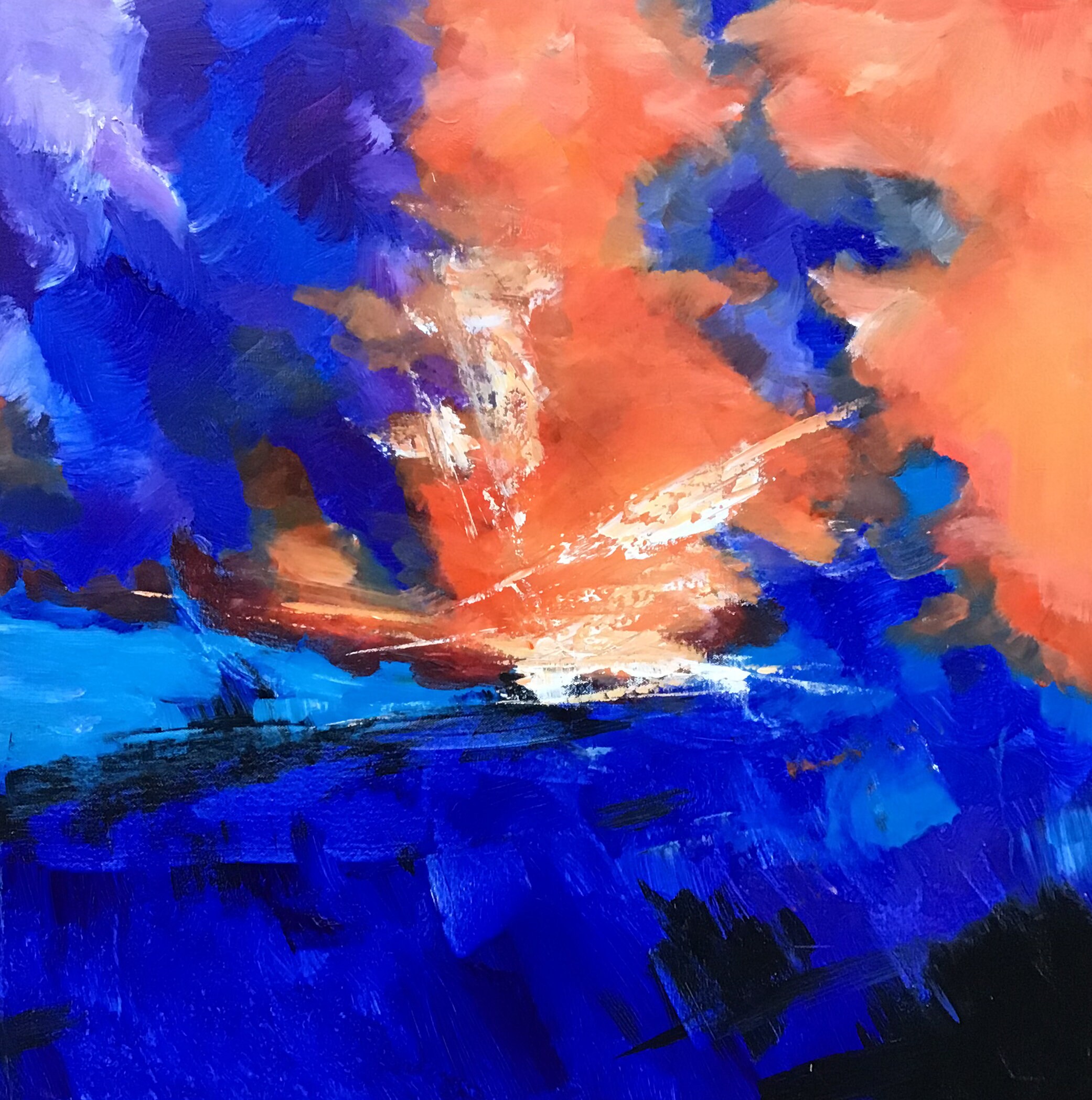 Large Canvas Painting Abstract painting Oversize Painting | Etsy