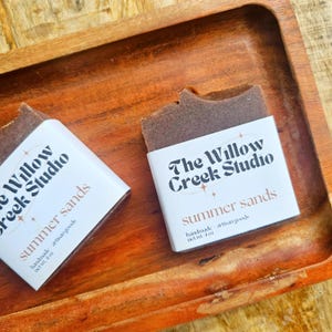 Summer Sands Artisan Soap Summer Soap, Fruity Soap, Natural Soap Bar, Tropical Bath & Body, Self Care Soap, Mango Coconut Goat Milk Soap