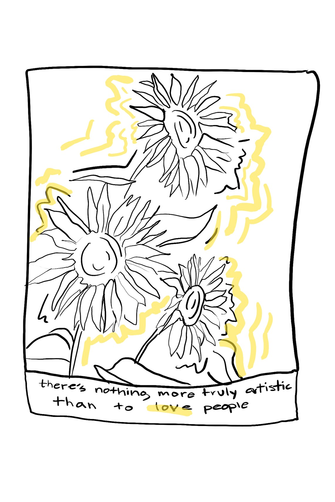 Van Gogh Tournesol Citation Tournesol Van Gogh Citation Imprimer | Etsy
