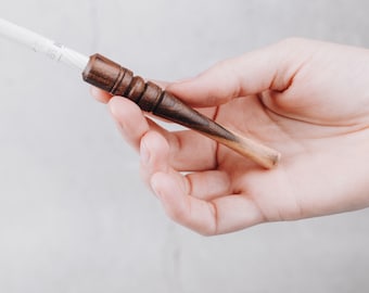 Handmade Walnut Wood Cigarette Holder for Normal Cigarettes