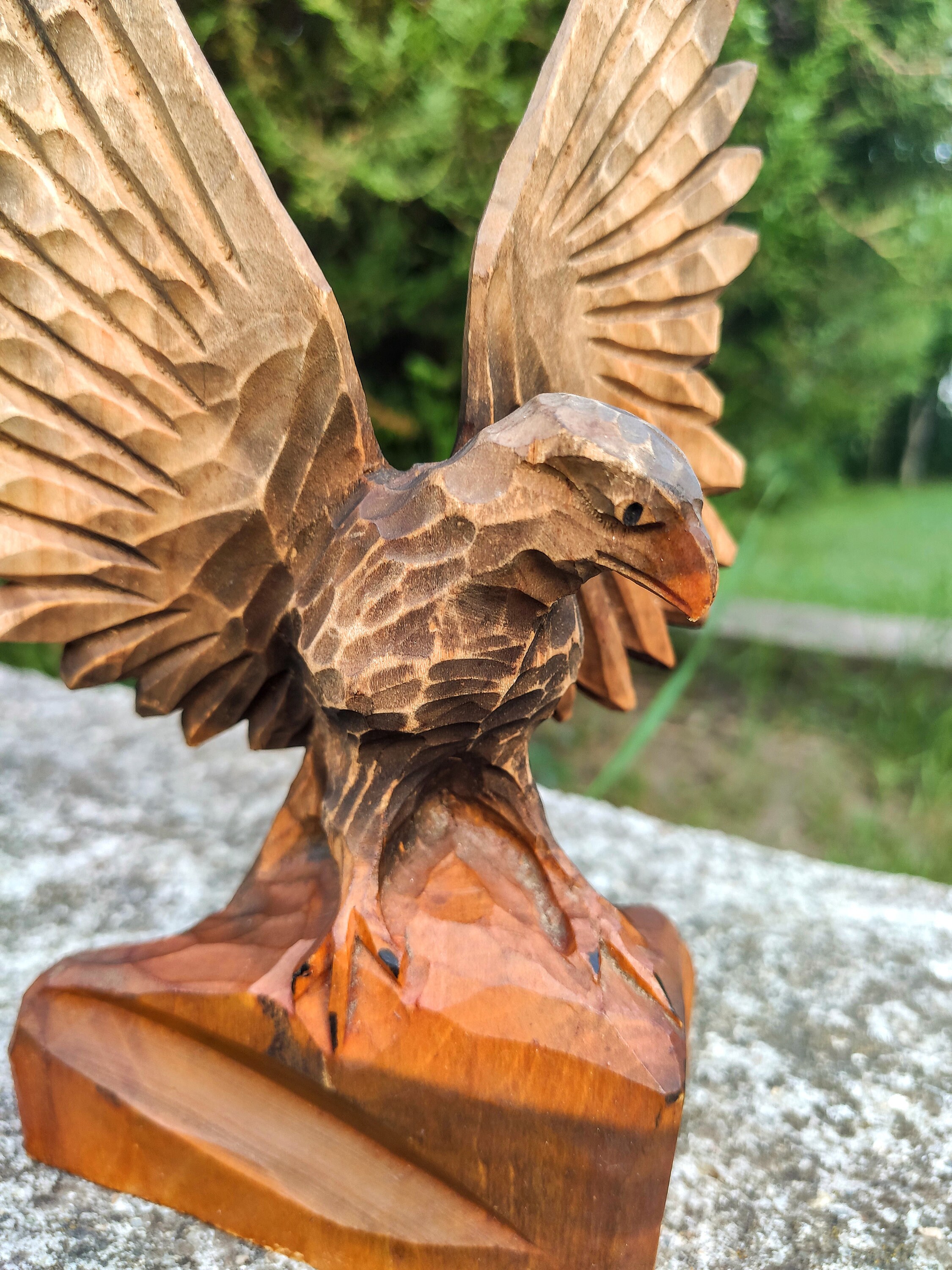 Handgeschnitzter Adler / Adler / Holzadler / Vintage | Etsy