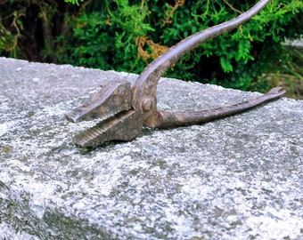 Antique Shoemaker's Pliers: Rare Vintage Leatherworking Tool