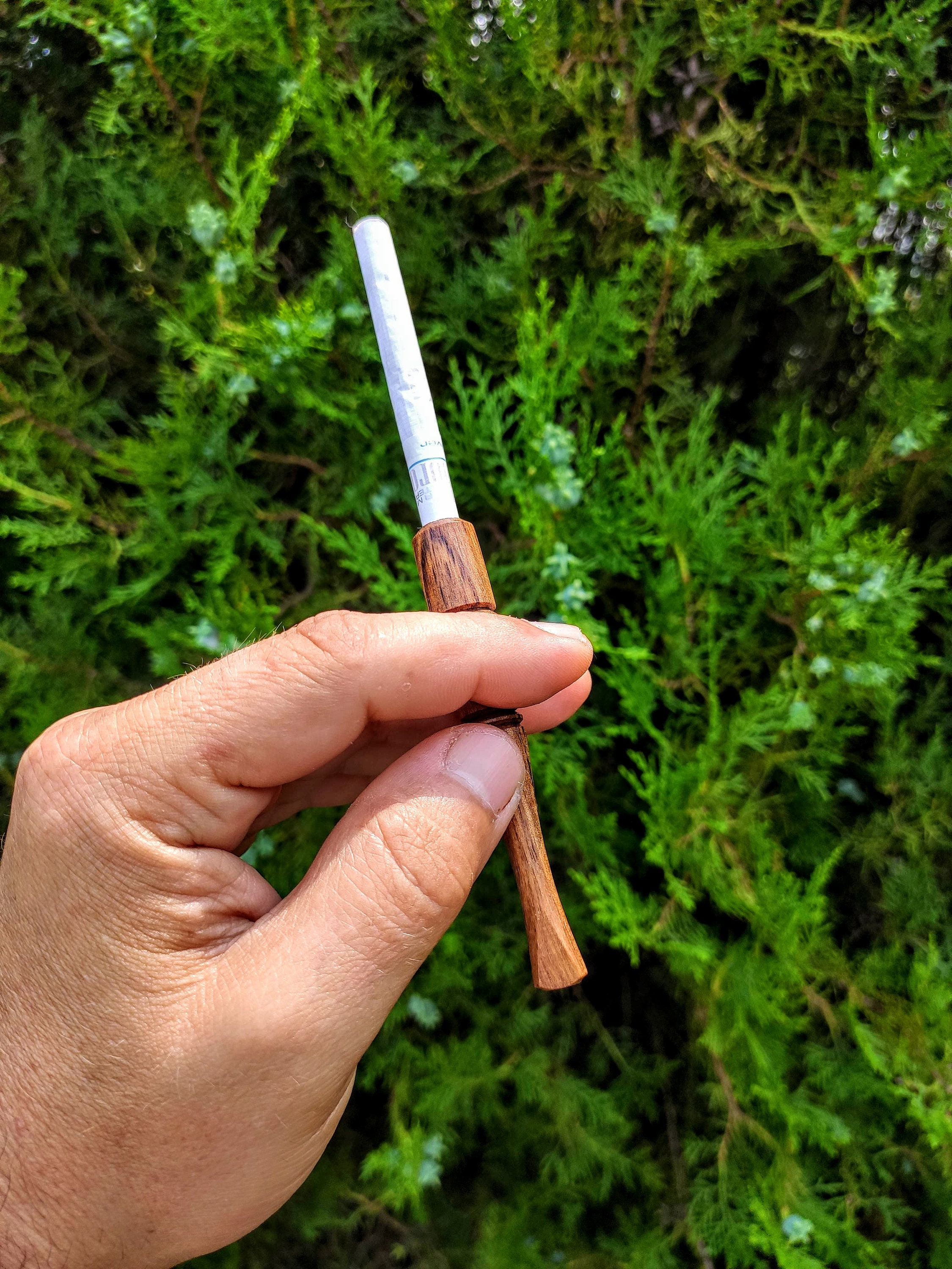 Cigarette holder / Wooden cigarette holder / Smoker Holder / Etsy