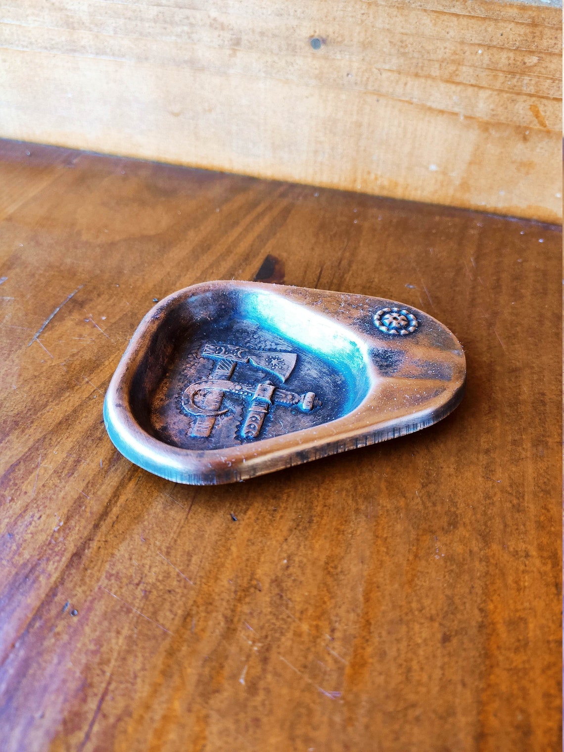 Vintage Copper Ashtray / Copper Ashtray / Soviet Vintage Etsy