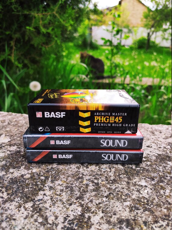 Vintage BASF Cassette Tape Lot: Audio and Video - Sound I ...
