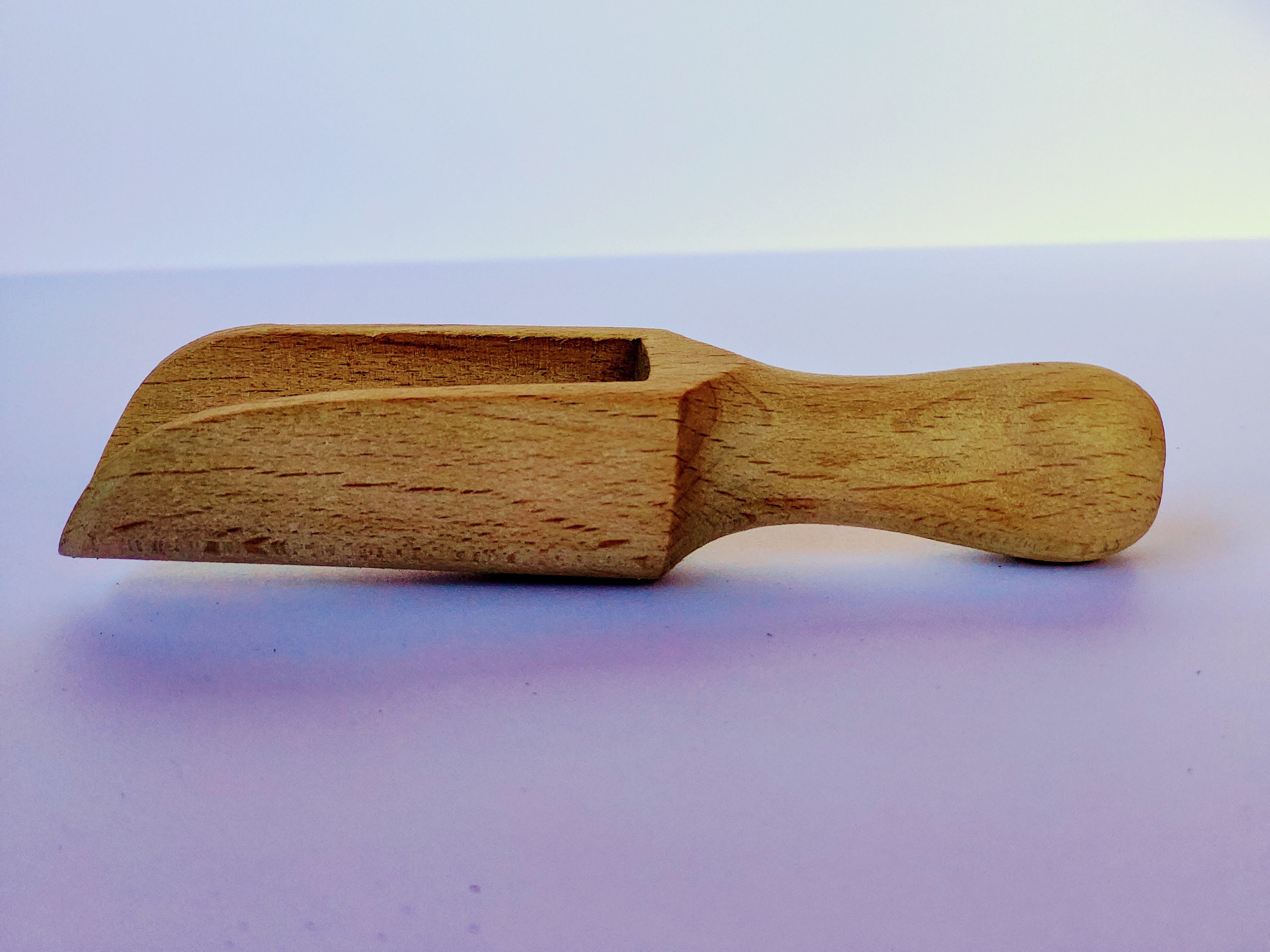 Große Holzschaufel – 21 Cm, Vielseitig Für Küche, Bad & Wäsche, Aus Massivem Holz
