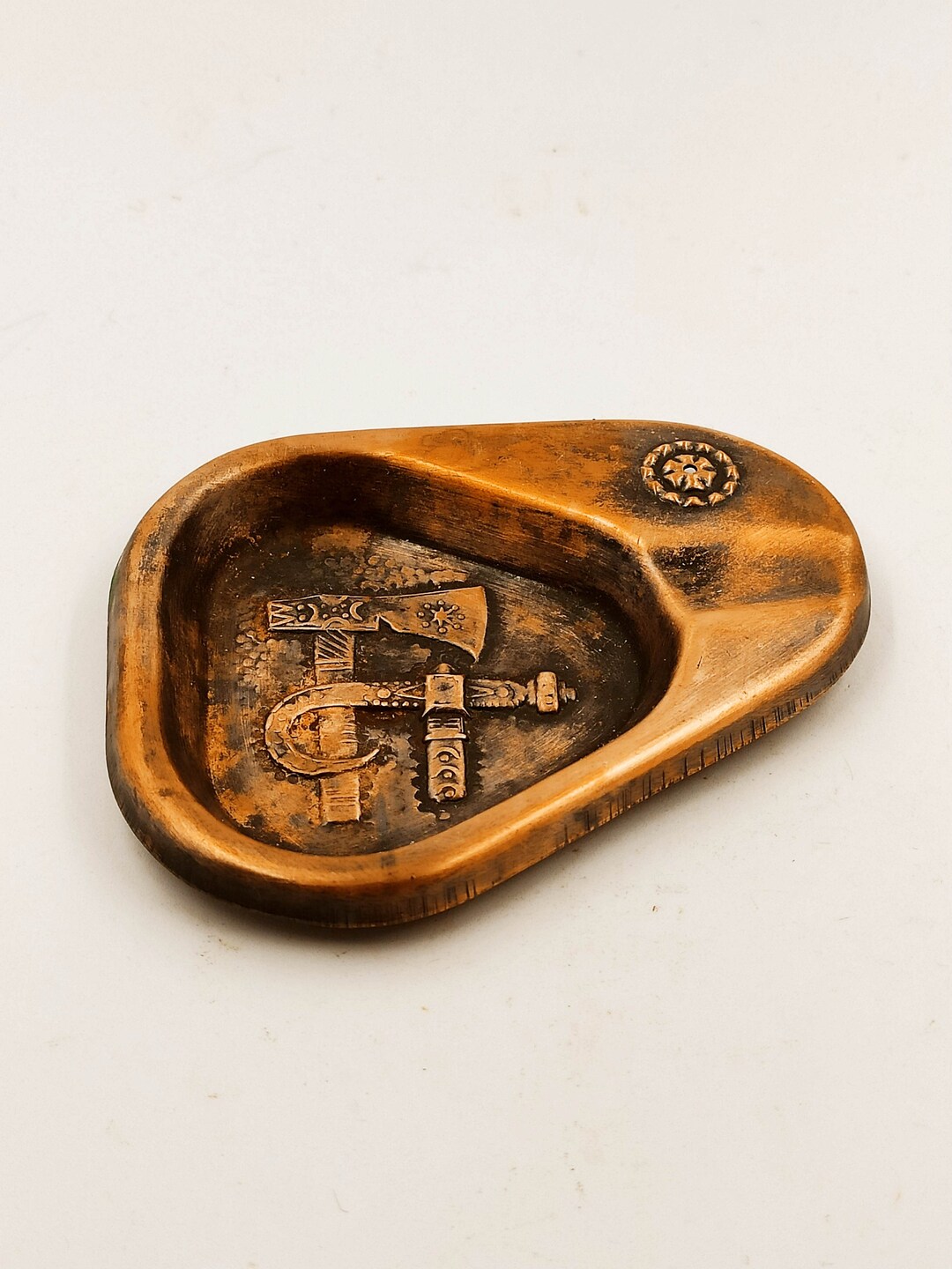 Vintage Copper Ashtray / Copper Ashtray / Soviet Vintage Etsy