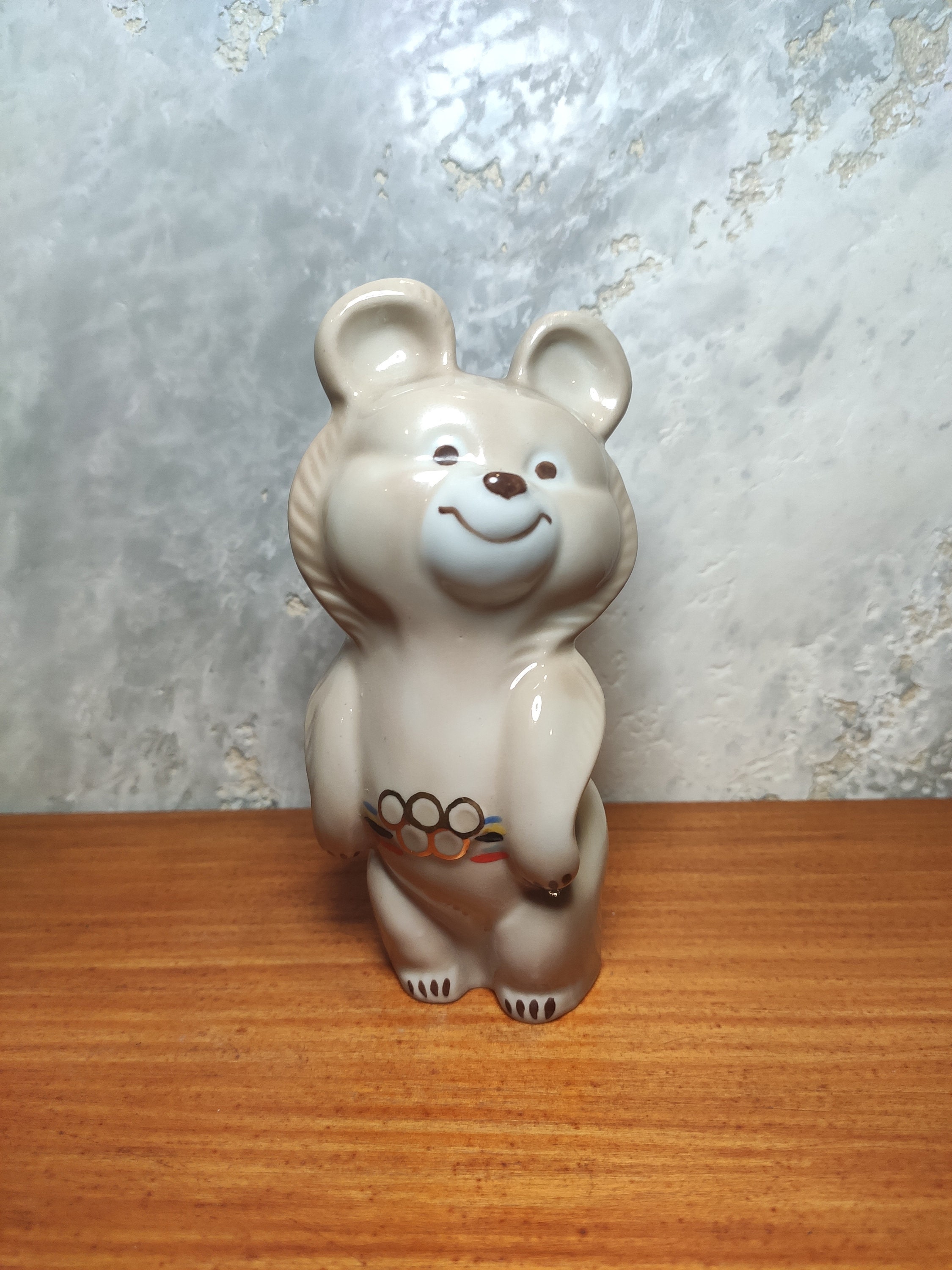Mascotte Rare Ours Misha - JO Moscou 1980 - URSS - Vintage